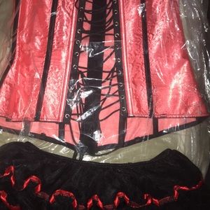 Corset tops and one matching skirt